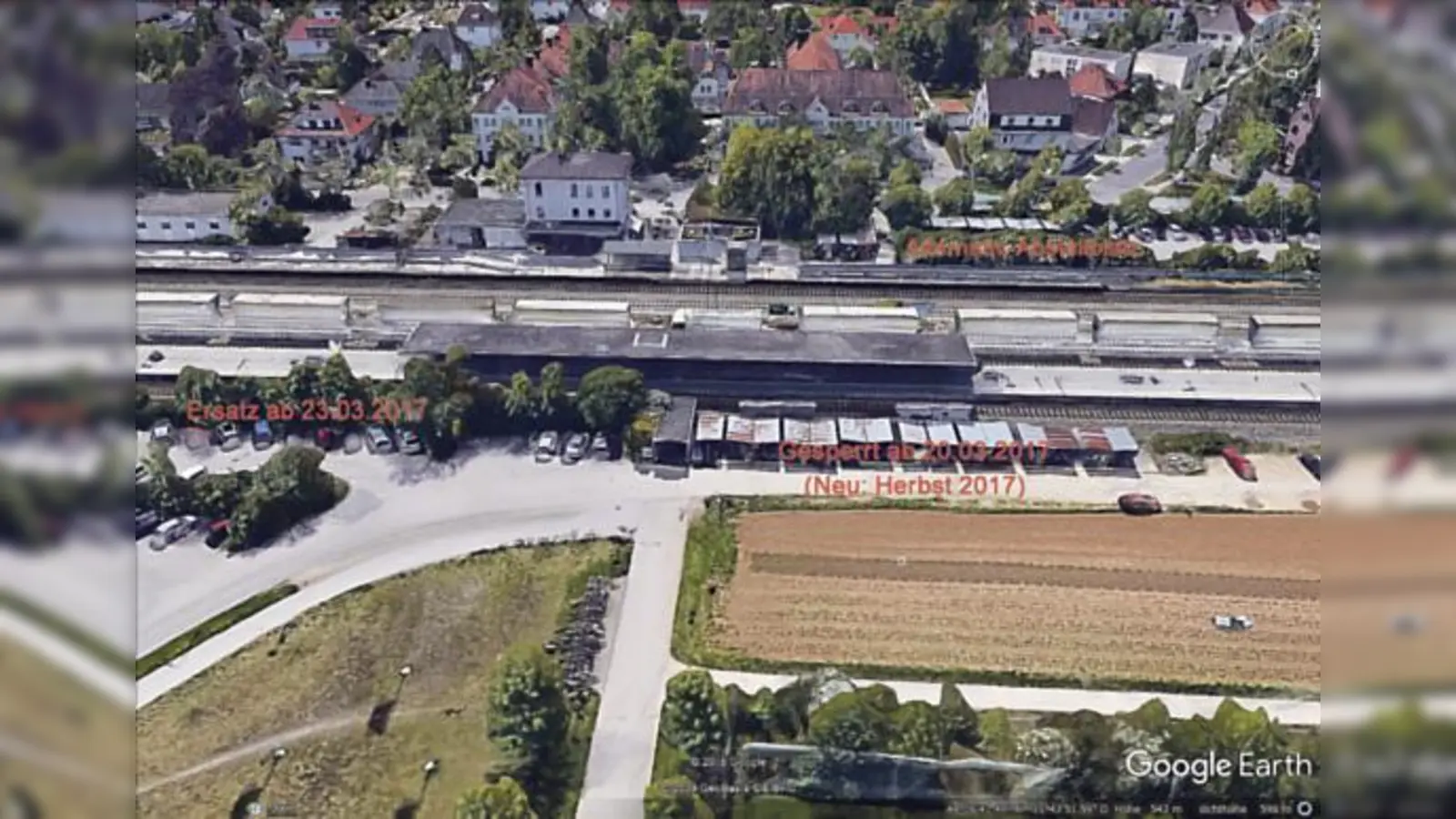 Bürger müssen ihre Fahrräder entfernen  20. bis 22.März keine Radl-Abstellmöglichkeit im Norden der Bahn.	 (Foto: Gemeinde Haar)