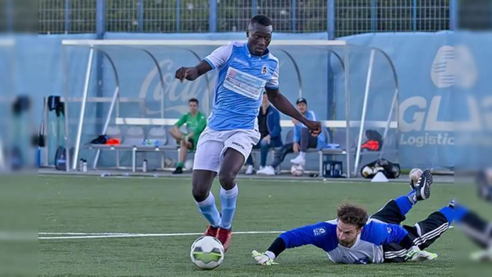 Sturmhoffnung bei den Amateur-Löwen: Yusuf Saho.  (Foto: Anne Wild)