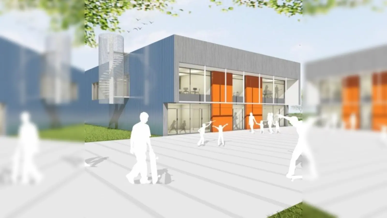 Auf dieser Grafik sieht man wie das neue Fredl einmal aussehen wird. (Foto: Pfetschner und Steffan Architekten und landschaftsentwicklung kroitzsch)