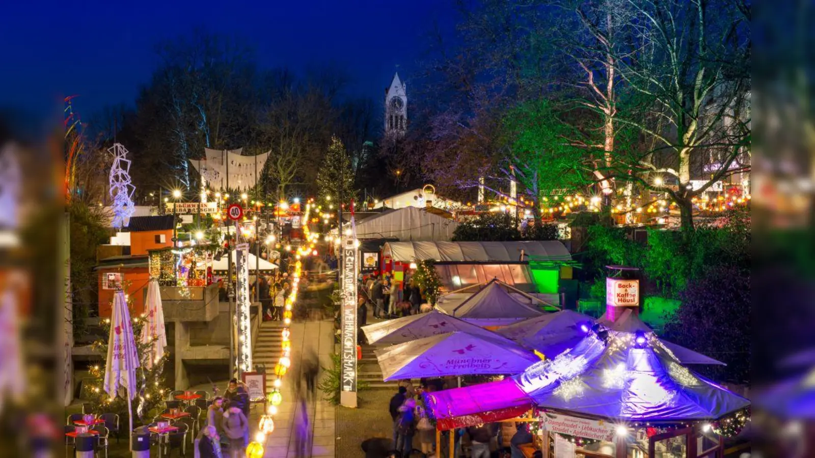 Seit 1976 verwandelt sich der Platz der Münchner Freiheit ein einen weihnachtlichen Künstler- und Kunsthandwerkermarkt der etwas anderen Art. (Foto: Thomas Gießner)