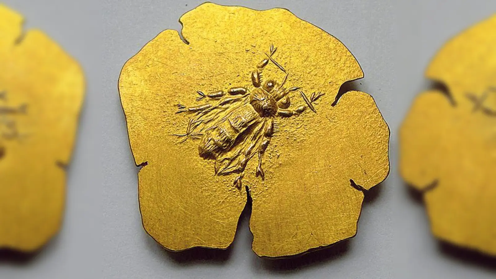Angewandte Bienenkunst: Brosche aus 750er Gold von Kirsten Wittstruck	 (Foto: Galerie Handwerk)