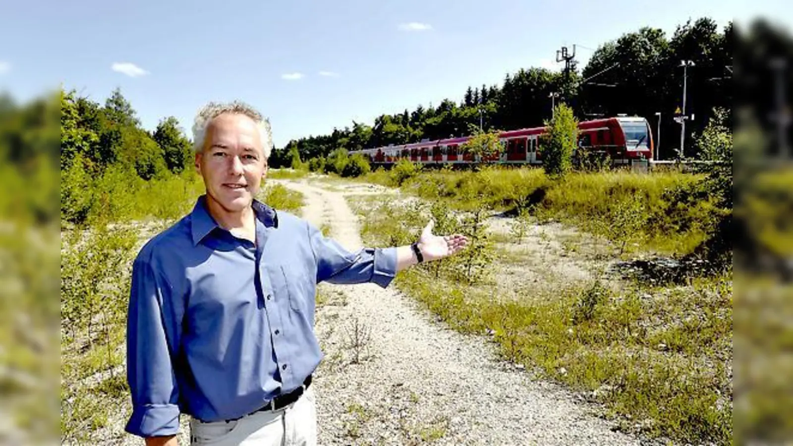 Seit mehr als zehn Jahren wird über die Nutzung des brach liegenden Gewerbegebietes am S-Bahnhof Neubiberg diskutiert. Jetzt nimmt die Planung vielleicht doch noch Fahrt auf. 	 (Foto: Schunk)