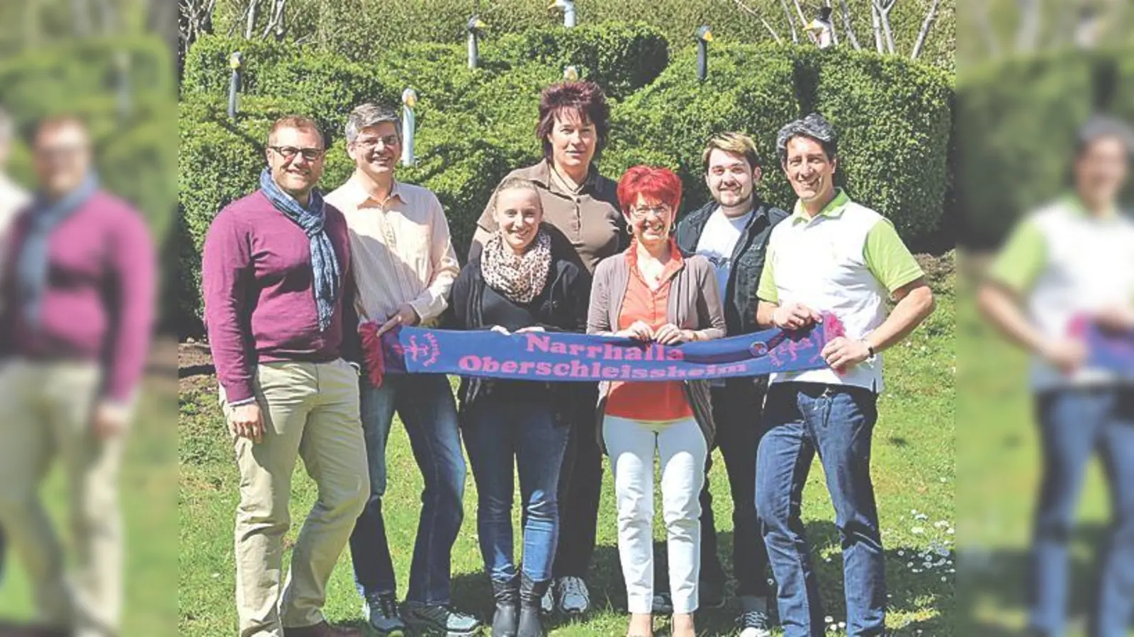 Das neu zusammengesetzte Präsidium der Narhalla will gut zusammenhalten.	 (Foto: VA)