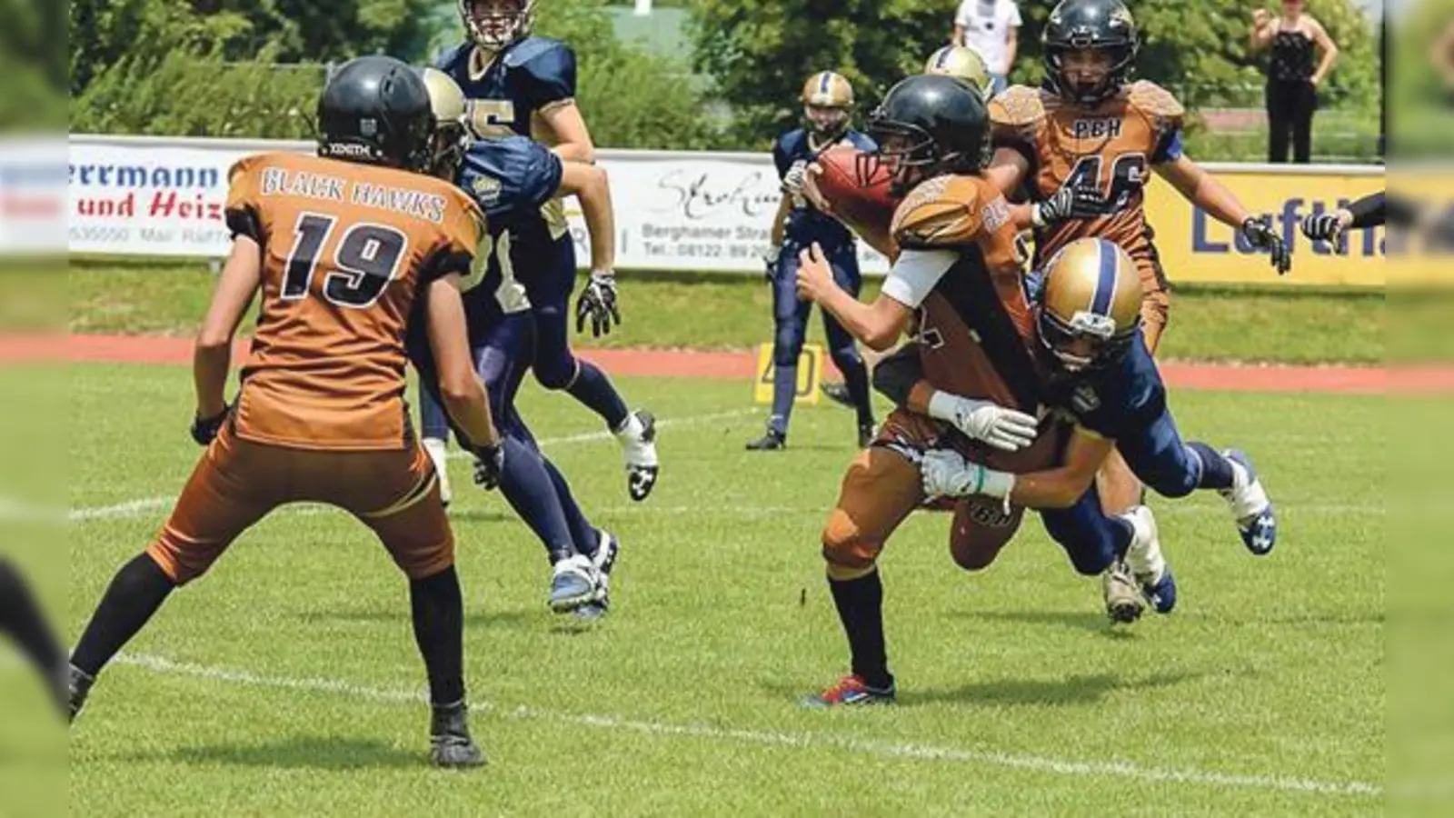 Derzeit sind die Erding Bulls Juniors auf einem beachtlichen 3. Platz in der Verbandsliga. 	 (Foto: Reinhard Elsner)
