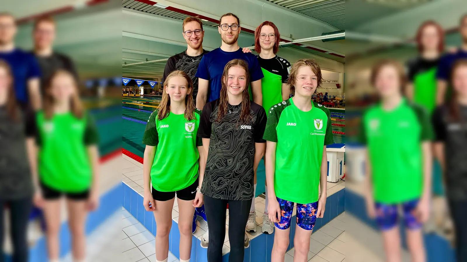 Bei den Bay. Meisterschaften offen zeigten die Schwimmer des TSV, was sie können. (Foto: TSV Vaterstetten)