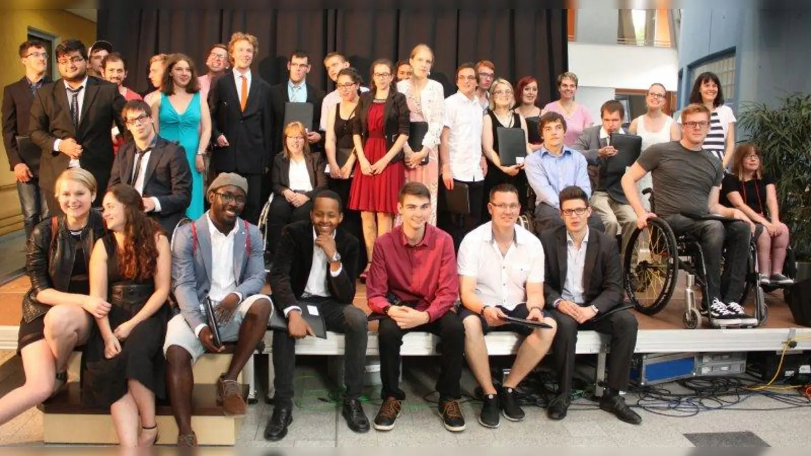 Bei einer festlichen Abschlussfeier werden die Zeugnisse den Absolventen im ICP überreicht. (Foto: job)