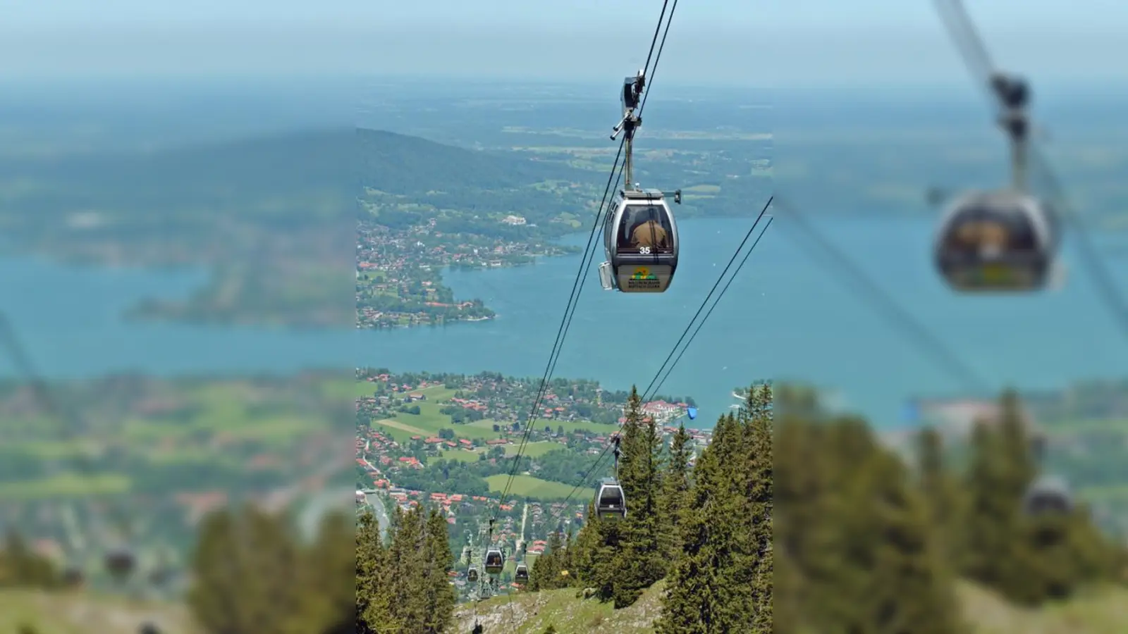 Vom Wallberg hat man einen tollen Blick auf den Tegernsee. (Foto: Alpen Plus Archiv/Wallberg/Ple)
