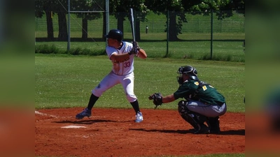 Julio Ciapara (33) war der erfolgreichste Schlagmann der Caribes im Spiel gegen Darmstadt. 	 (Foto: Verein)
