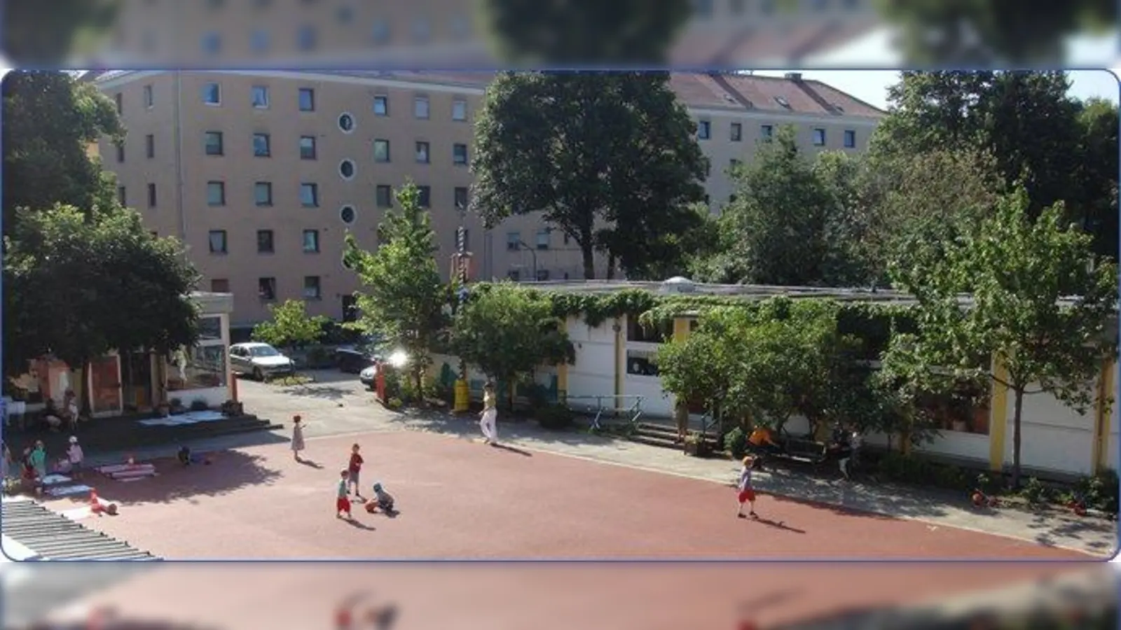 Das Gelände der Schule an der Reutberger Straße. (Foto: Sch)