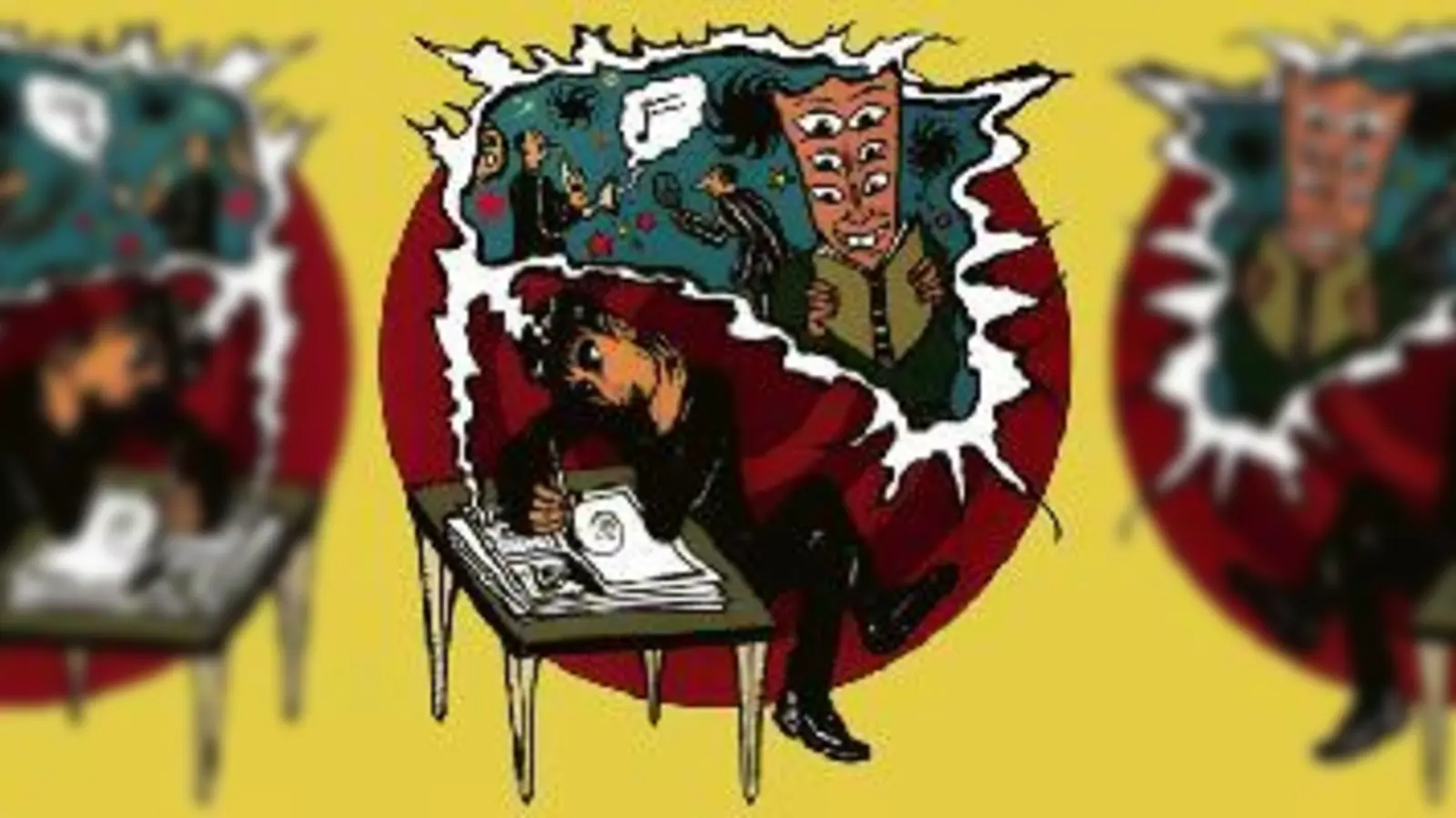 Überleben mit und durch Comics: Aleksandar Zograf im Selbstportrait.	  (Foto: VA)