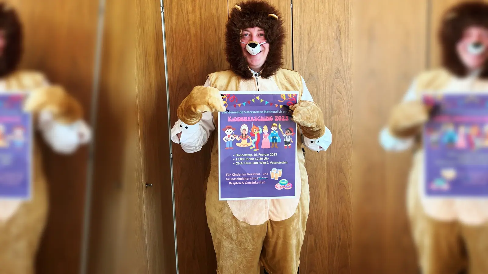 Bürgermeister Leo Spitzauer freut sich auf den Fasching, der am 16. Februar stattfindet. (Foto: Gem. Vaterstetten)