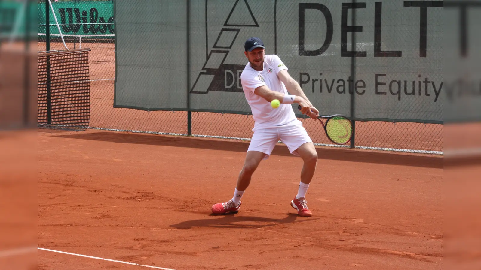 Matthias Bachinger vom Bundesliga-Team des TC Großhesselohe tritt beim Vorrundenturnier in Großhesselohe zusammen mit TCG-Mannschaftskollege Peter Gojowczyk als Lokalmatador an den Start. (Foto: Robert M. Frank)