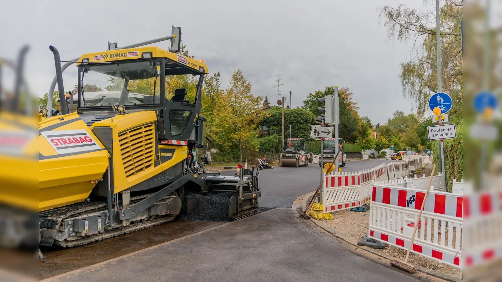 Es gibt eine Verzögerung an der Baustelle zur Ampelanlage in Ottendichl. (Foto: Gemeinde Haar)