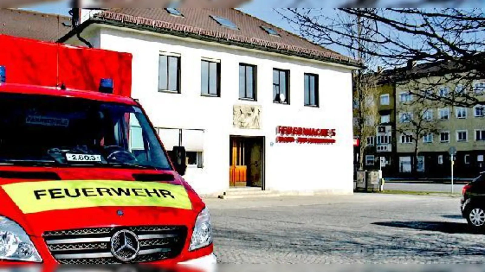 So sieht bald die Feuerwache 5, in der Anzinger Straße 41, in Ramersdorf nicht mehr aus.	 (Foto: aha)