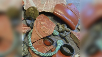 Reste der römischen Vergangenheit in Denning und Johanneskirchen. (Foto: Josef Krause/Dr. Wolfgang Czysz)