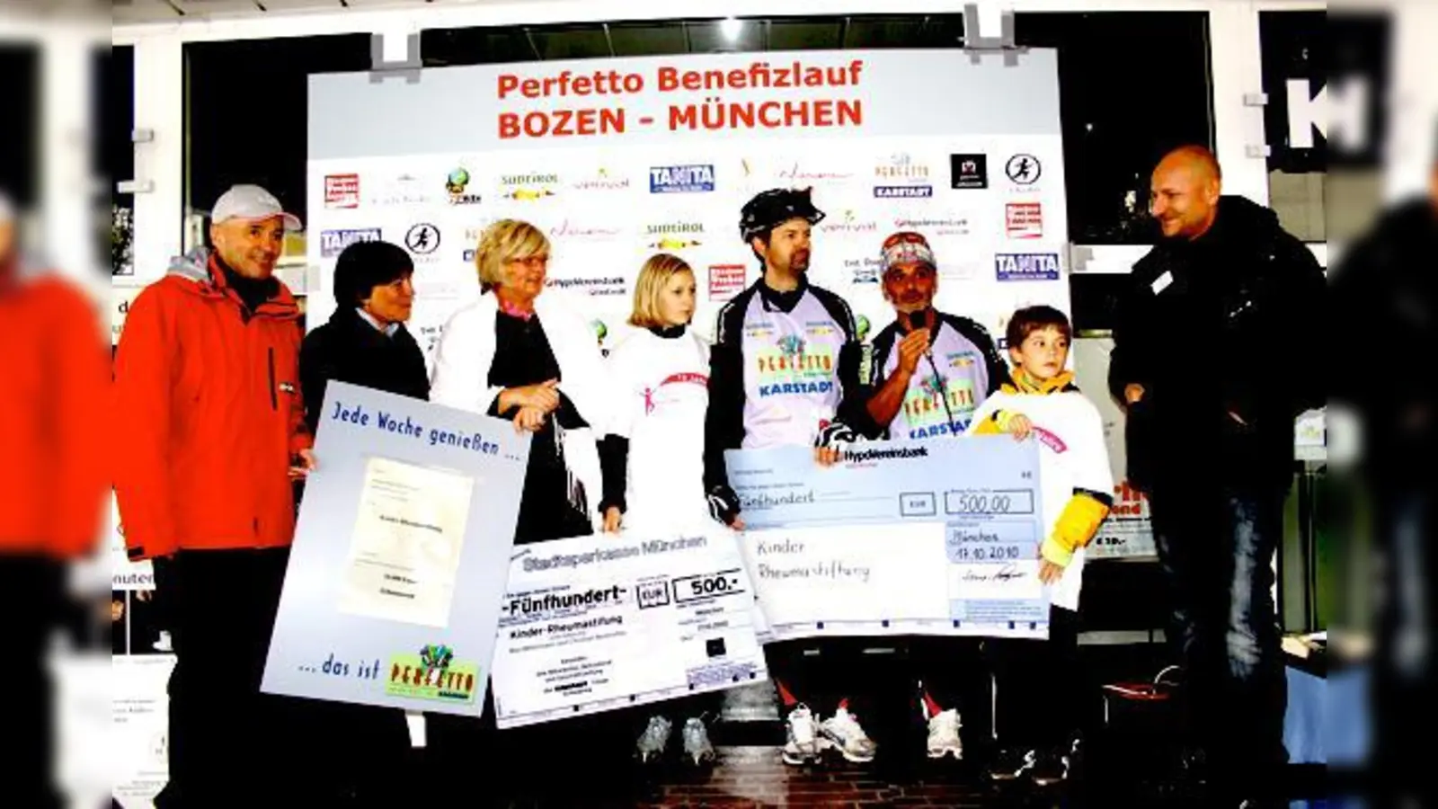 Über 10.000 Euro sind insgesamt an Spenden beim Benefizlauf unter dem Motto »Neue Wege gehen, das ist Perfetto!« für die Kinder-Rheumastiftung zusammengekommen.	 (Foto: ko)