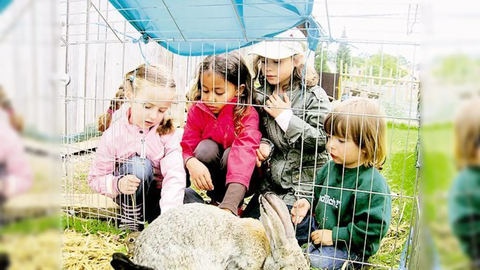Der Osterhase wartet schon im Lager der Naturindianer in Trudering.  (Foto: Privat)