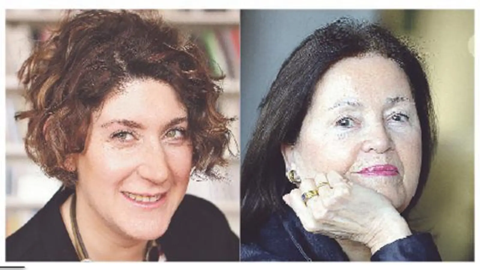 Die Autorinnen Lena Gorelik (links) und Asta Scheib haben Geflüchtete porträtiert. 	 (Foto: Charlotte Troll, Catherina Hess)