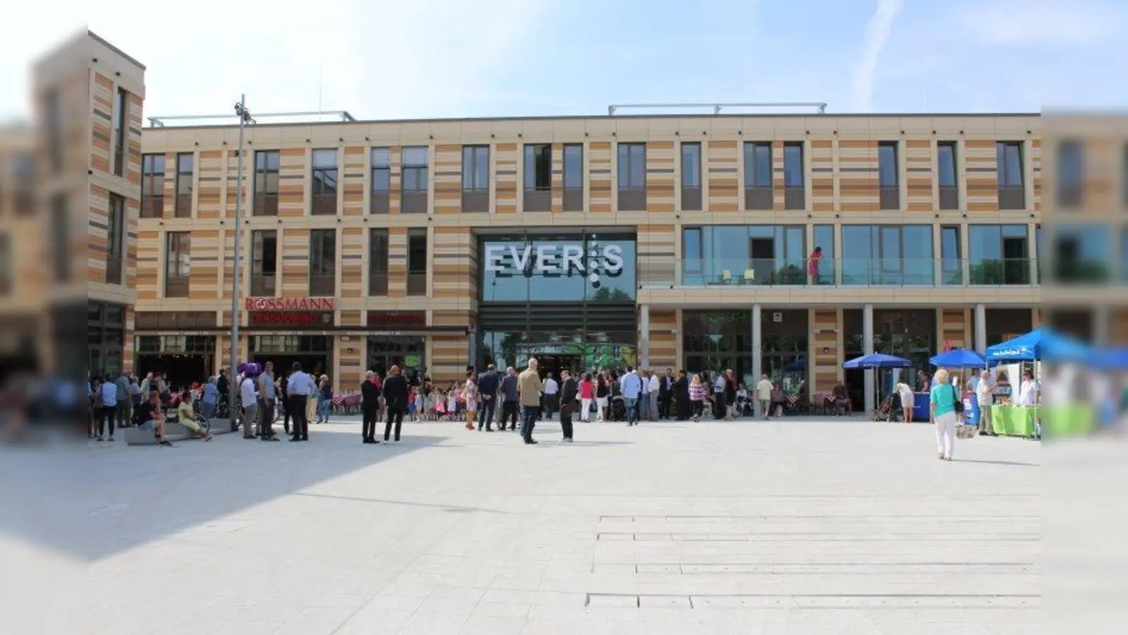 Seit 18. Juli offiziell eröffnet: das Einkaufszentrum „Ever.s” am Oertelplatz. (Foto: sb)