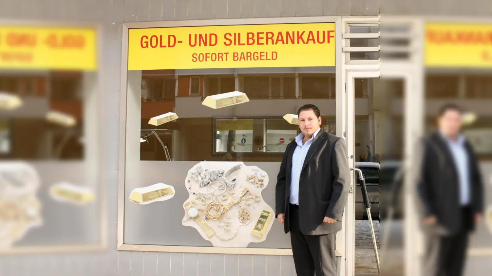 Neu in der Hansastraße: ein Laden für Goldankauf. (Foto: hli)