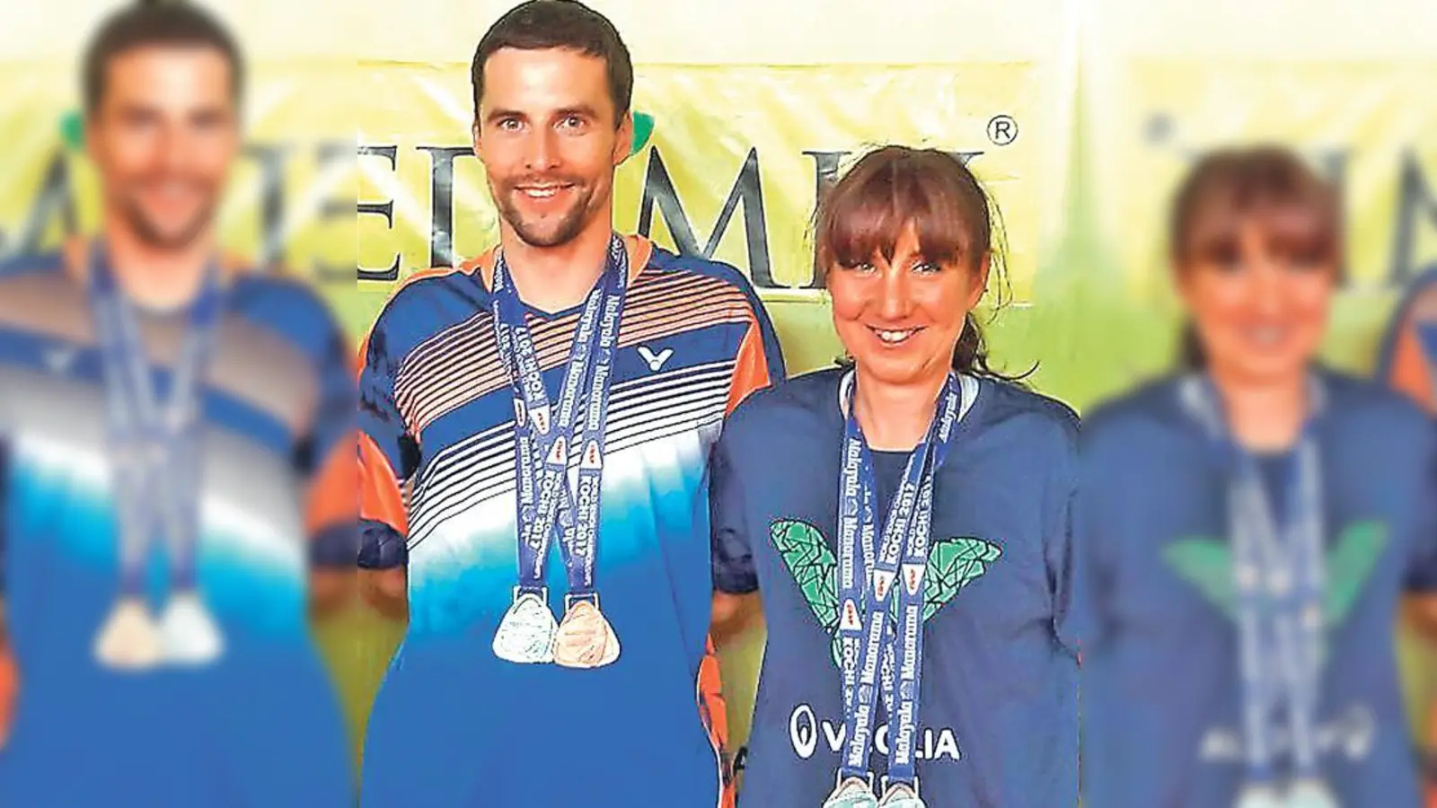 Tanja Eberl und Felix Hoffmann vom SV Neubiberg/Ottobrunn konnten bei der WM in Indien überzeugen.	 (Foto: VA)
