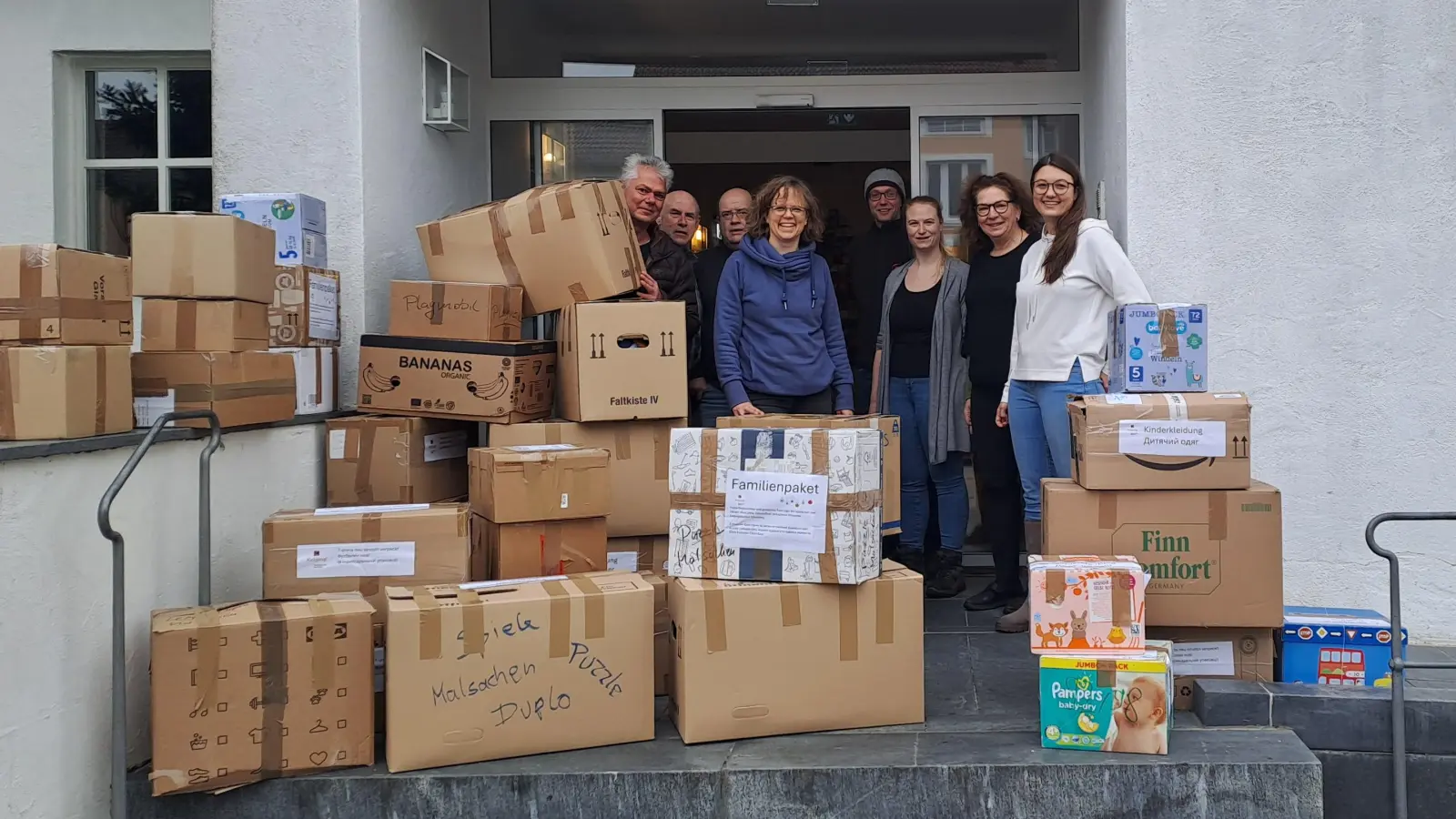 Die Kolpingsfamilie Ebersberg sammelt wieder für bedürftige Familien in der Ukraine. (Foto: Kolpingsfamilie Ebersberg)