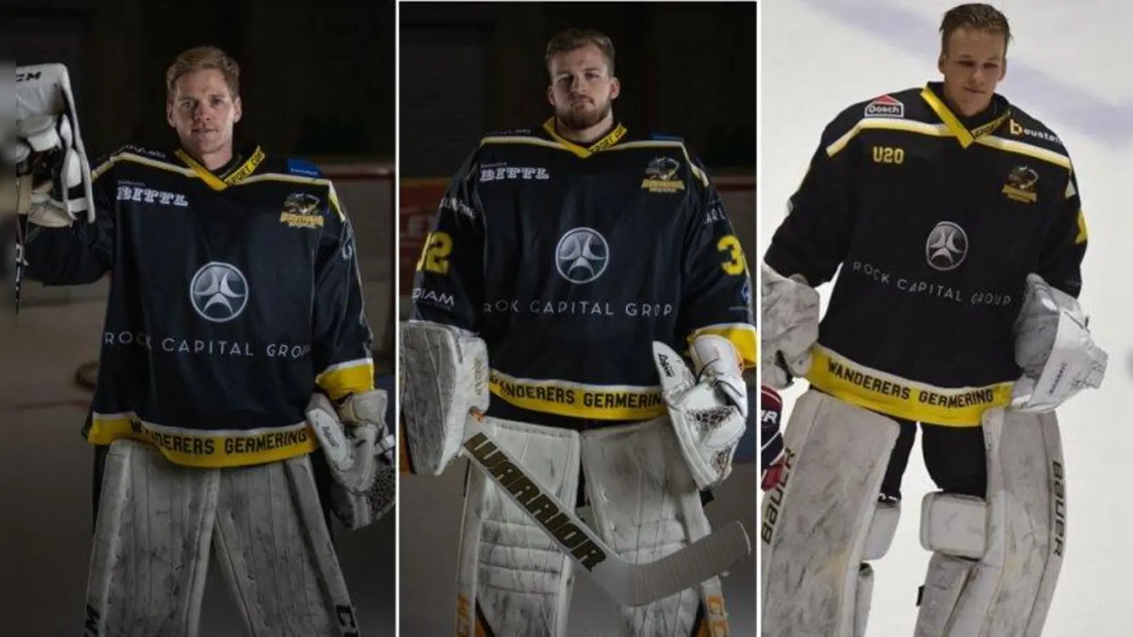 Severin Dürr, Daniel Schmidt und Daniel Schandlbauer wollen auch in der nächsten Saison dafür sorgen, dass der Kasten für die Wanderers sauber bleibt. (Foto: Scale Vision by Matthias Paintner)