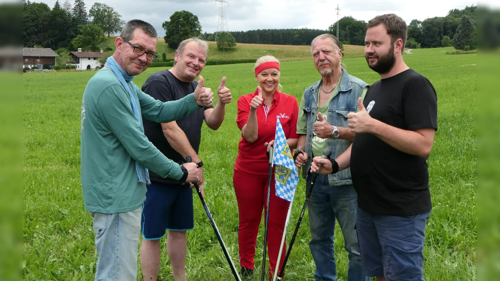 Entspannt zusammen - Tempo spielt keine Rolle: Irmi hofft auf eine rege Teilnahme für gesellige kleine Auflockerungs- und Fitnessübungen zwischendurch. (Foto: Markus Kobs)