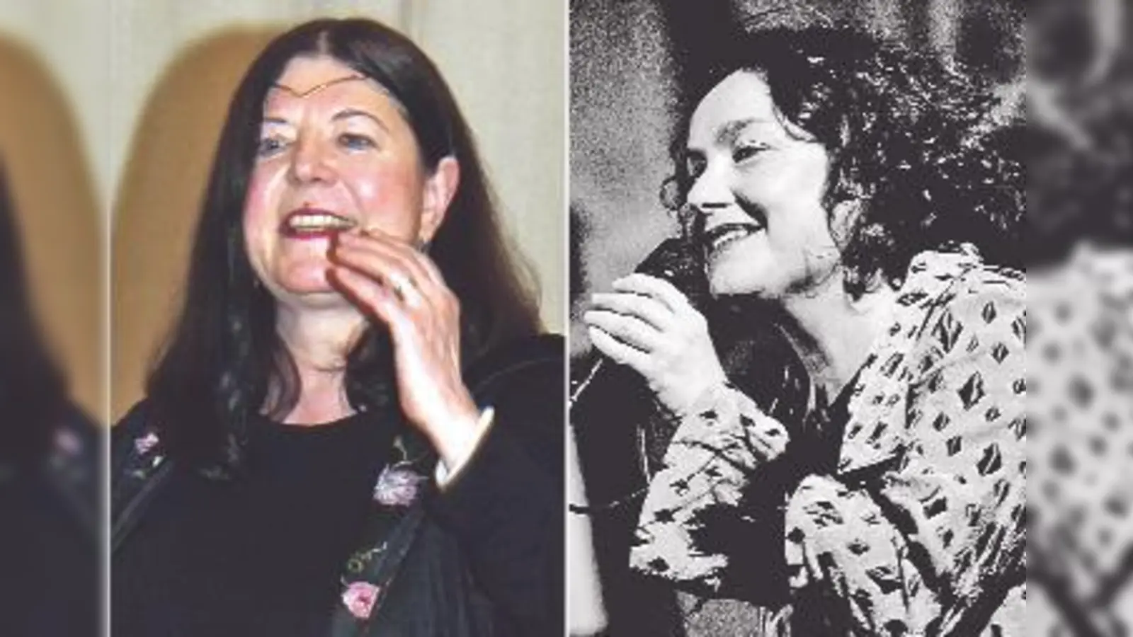 Monika Wendel (links) und Andrea Pancur singen und erzählen Geschichten.	 (Foto: Joachim Spirgatis, Werner Bauer)