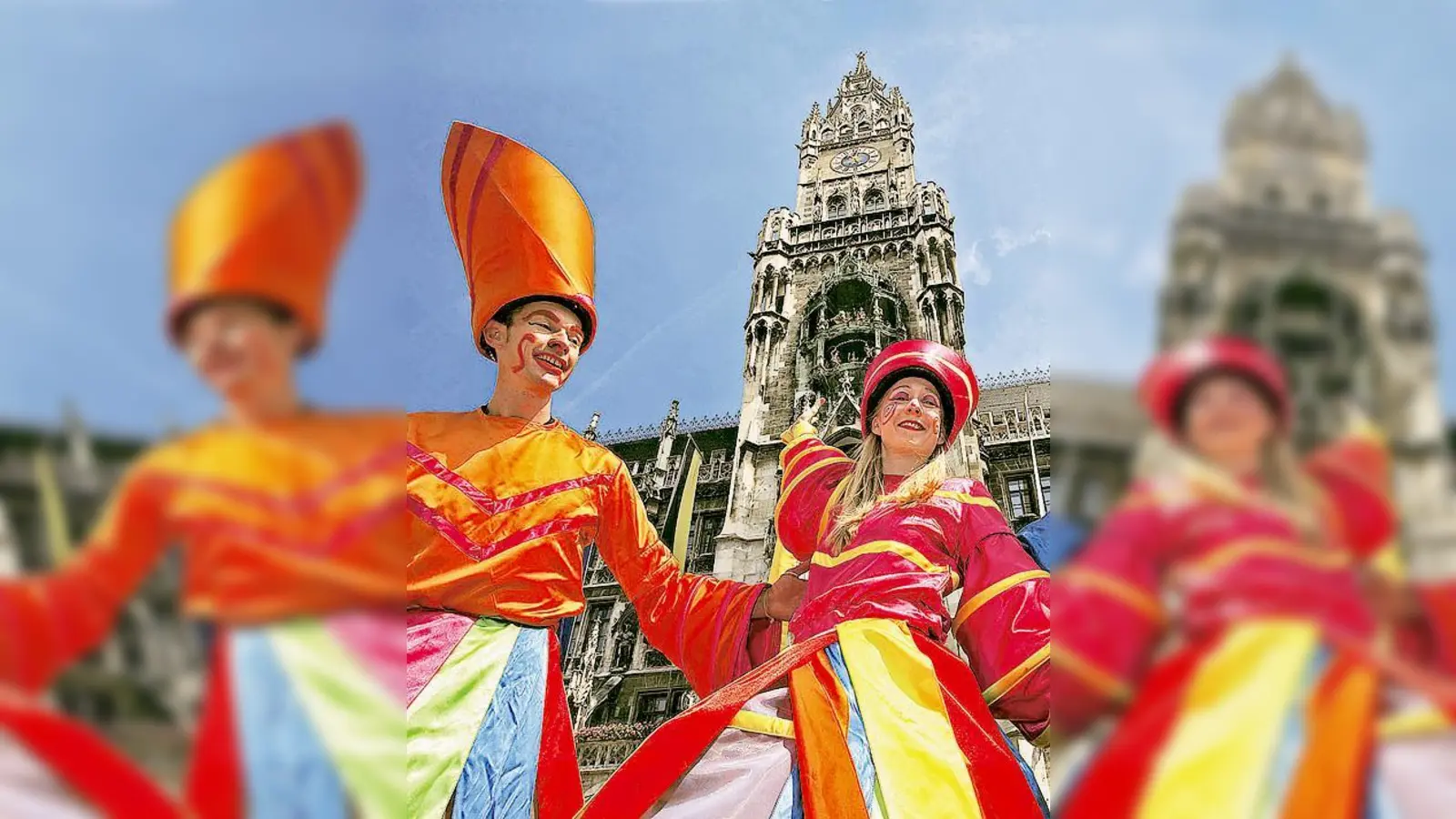 Tanz auf dem Marienplatz: Am 12. und 13. Juni feiern Ballerinas, Hip-Hopper und Schuhplattler das Bestehen der Stadt.  (Foto: Tourismusamt München)
