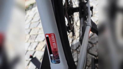 Die Codierung schützt zum einen vor Diebstahl und hilft zum anderen, ein Rad dem Eigentümer auf einfache Art zuzuordnen. (Foto: Stadt Dorfen)