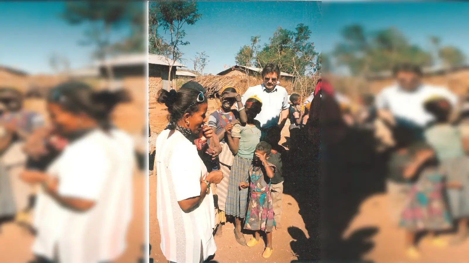 Vaterstettens ehemaliger Bürgermeister in Alem Katema. Peter Dingler sammelte 6.000 Euro. 	 (Foto: Alexander Bestle)