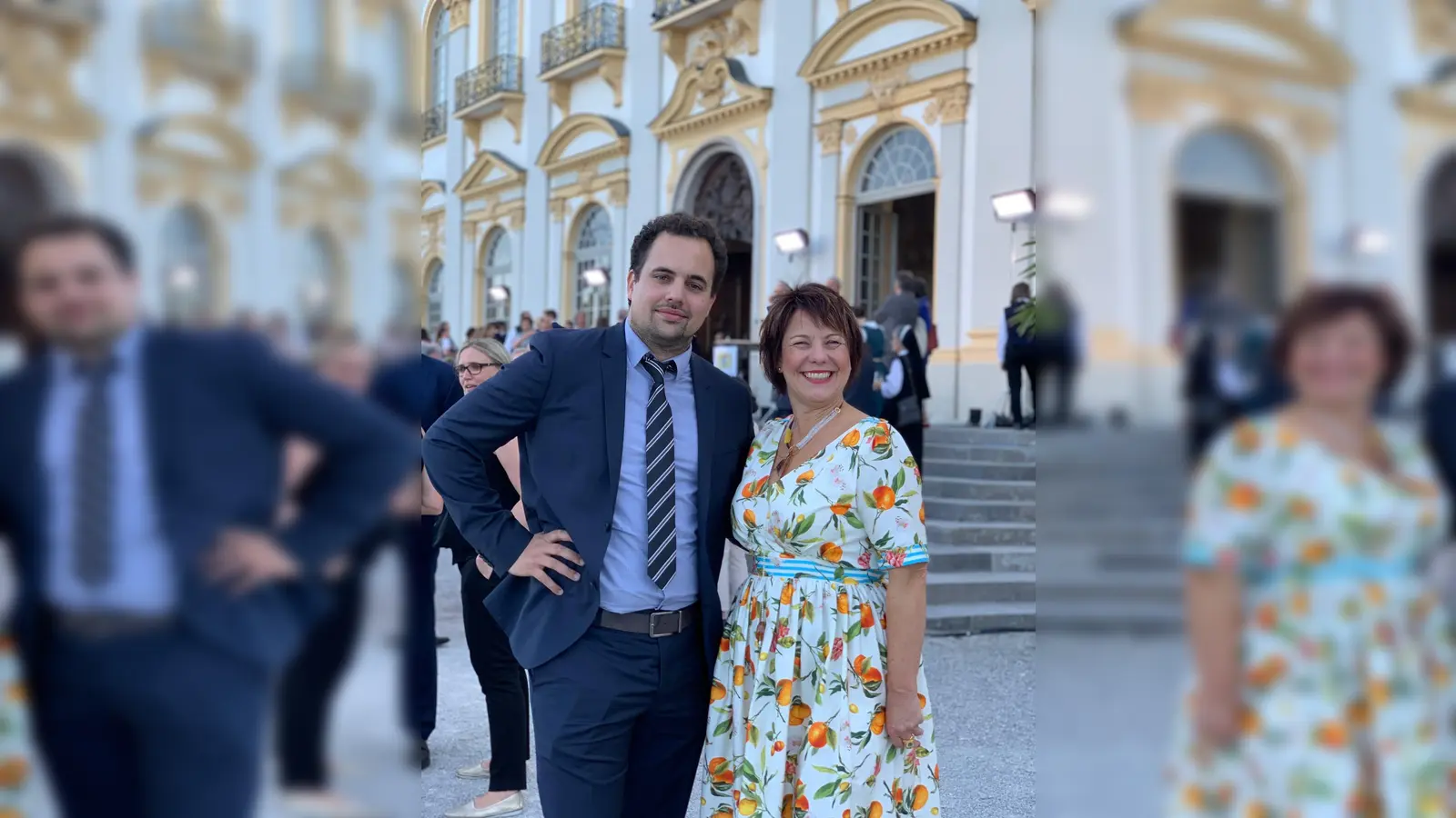 Diana Stachowitz, MdL mit Riad El Sabbagh. (Foto: privat)