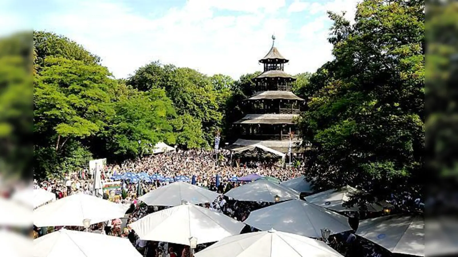 Rund um den Chinesischen Turm findet heuer wieder der Kocherlball statt. 	 (Foto: VA)