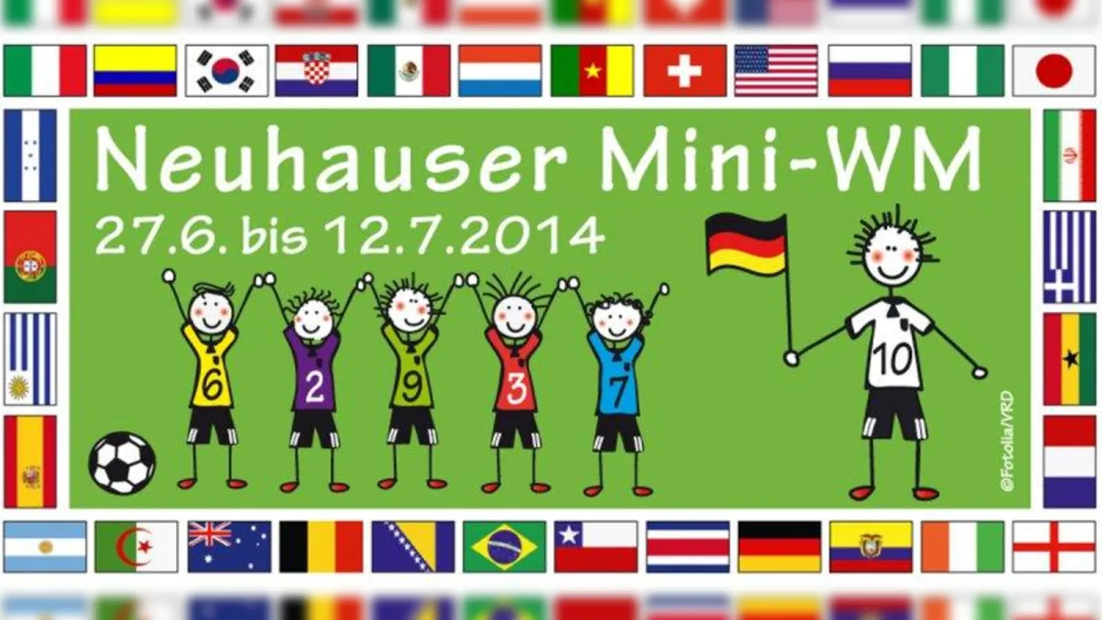 Die erste Neuhauser Mini-WM findet vom 27. Juni bis 12. Juli statt. Bereits jetzt sprechen die acht ausrichtenden Vereine von einer Fortsetzung. (Foto: pi)