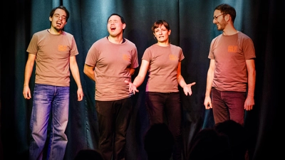Das Improtheater "Los, Paul!" spielt jeden ersten Freitag im Monat im Giesinger Bahnhof. (Foto: LOS, PAUL!)