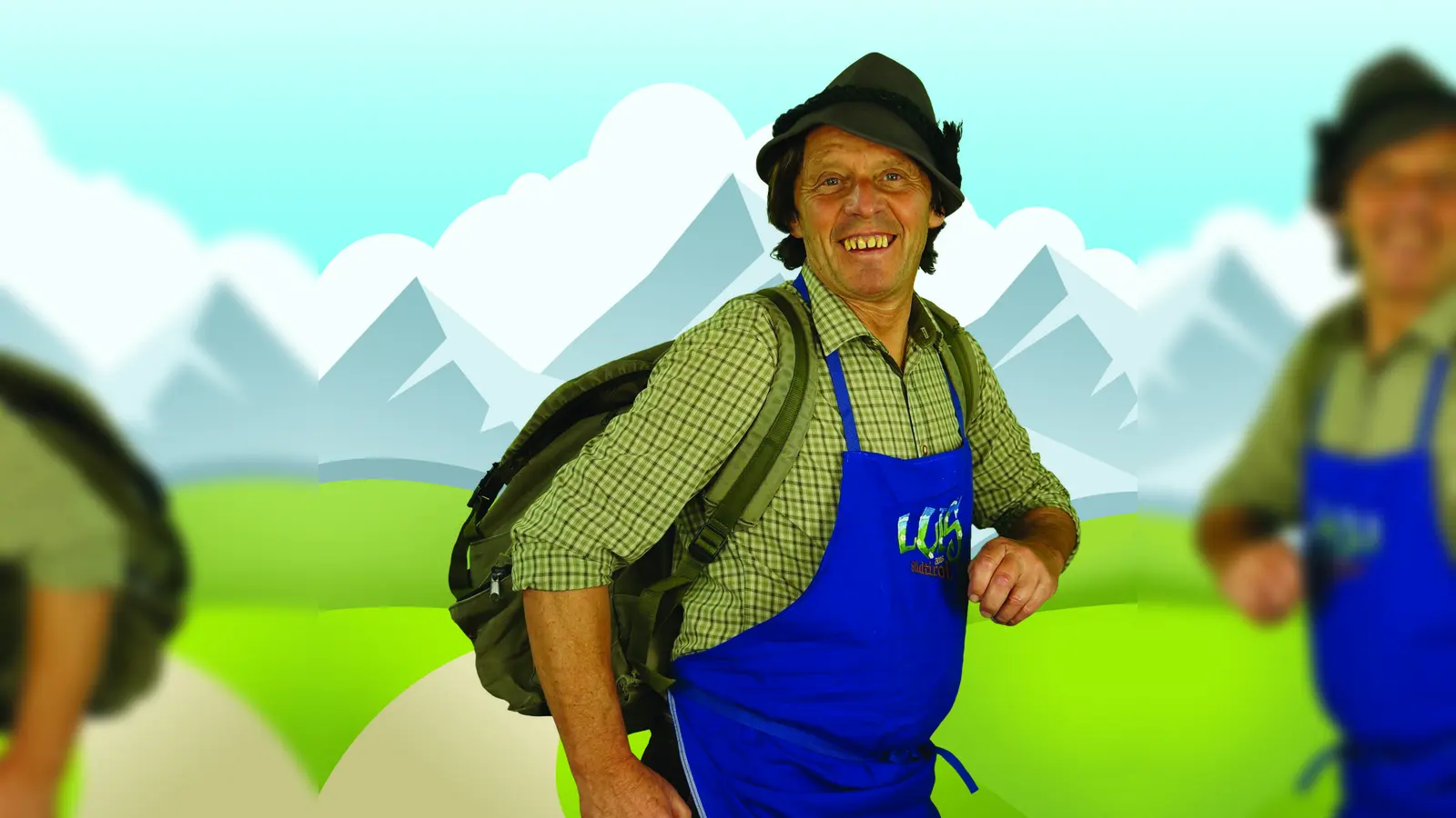 Als echter Bergbauer setzt sich der Luis auf seine eigene Weise mit der modernen Welt auseinander.  (Foto: VA)