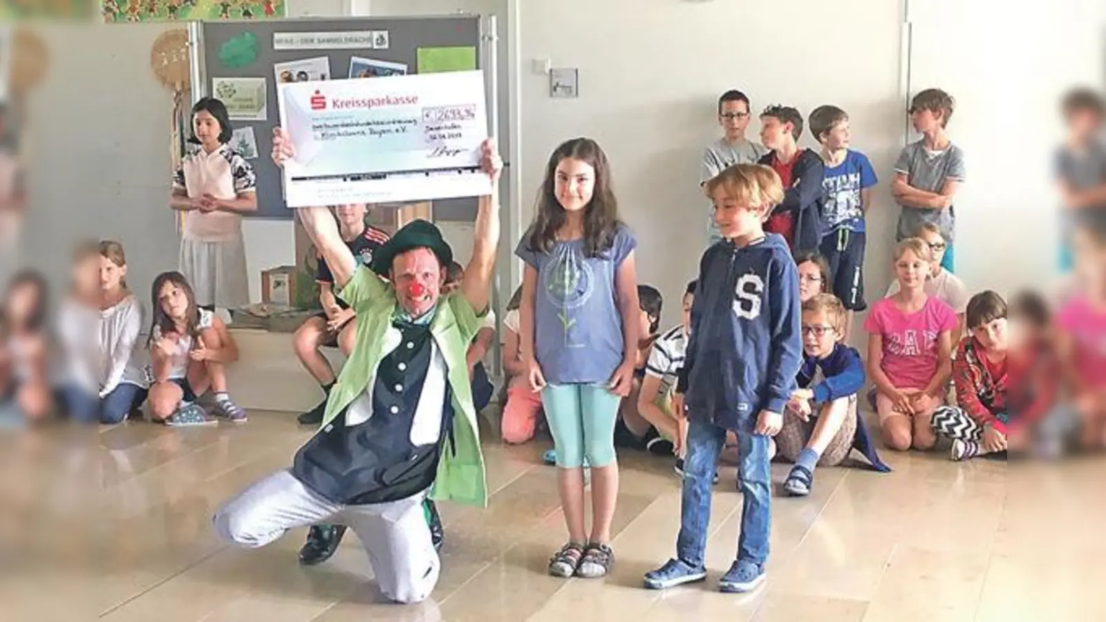 Die Grundschule Deisenhofen spendet in diesem Jahr den Erlös ihres Flohmarktes für die KlinikClowns.	 (Foto: VA)