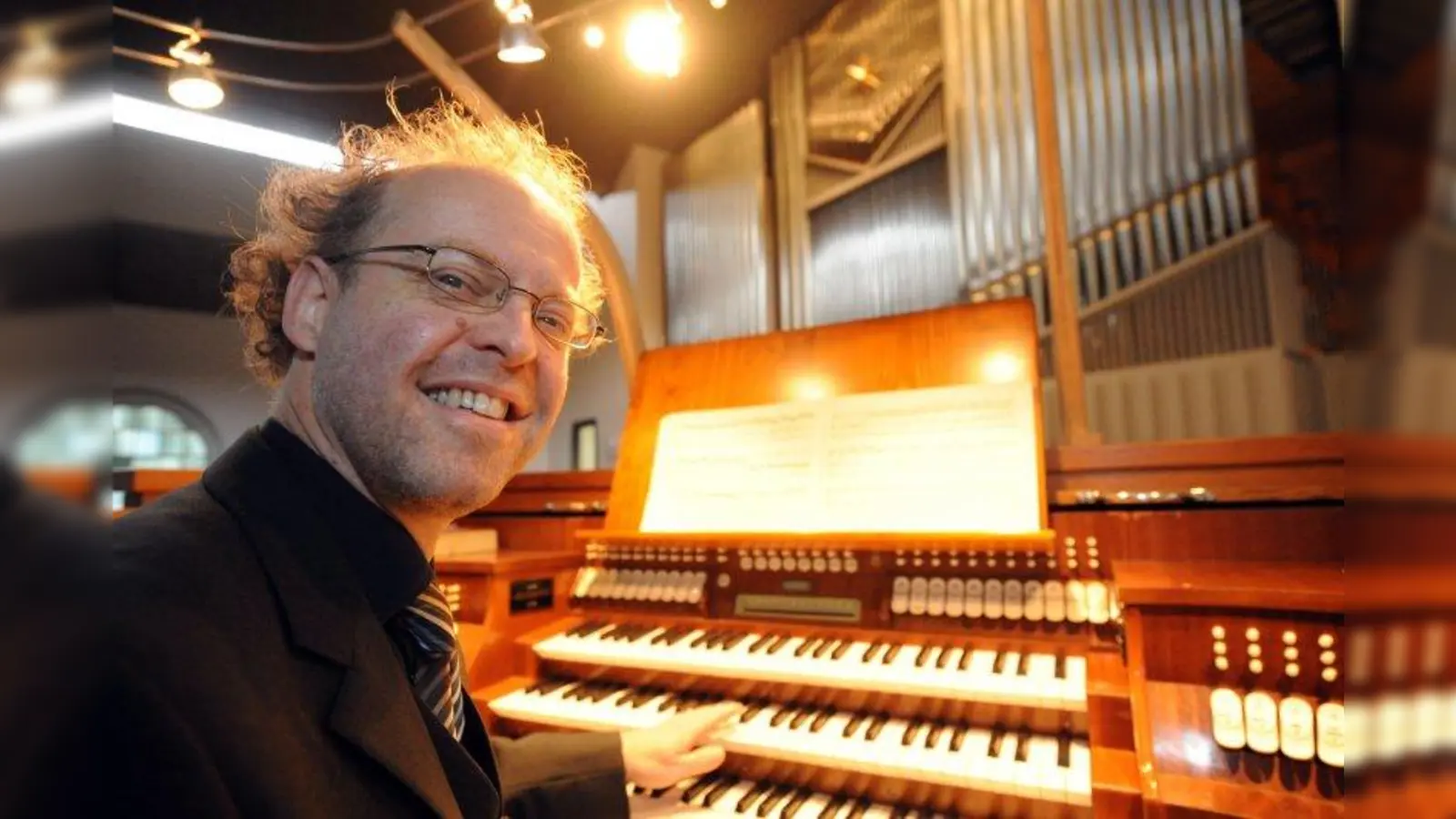 Christian-Markus Raiser aus Karlsruhe ist zu Gast in der Sendlinger Himmelfahrtskirche. (Foto: Raiser)