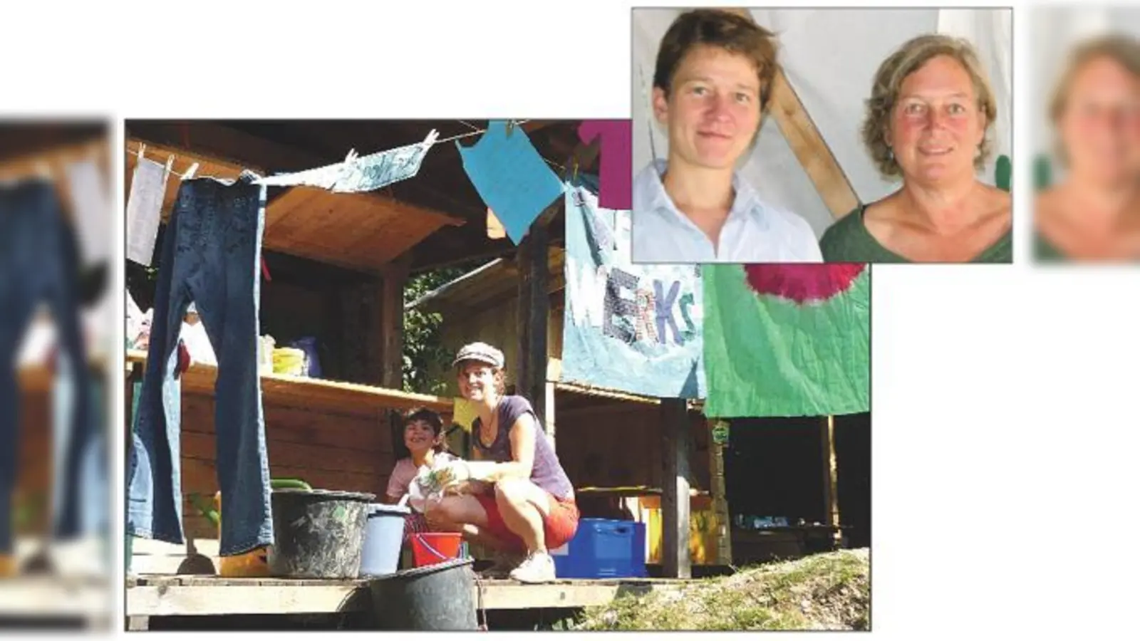 Spaß haben in einer Oase: Sandra Dreier (kl. Foto, l.) und Heike Bloom (kl. Foto) heißen Kinder und Erwachsene willkommen.	 (Foto: scy/Haus am Schuttberg)