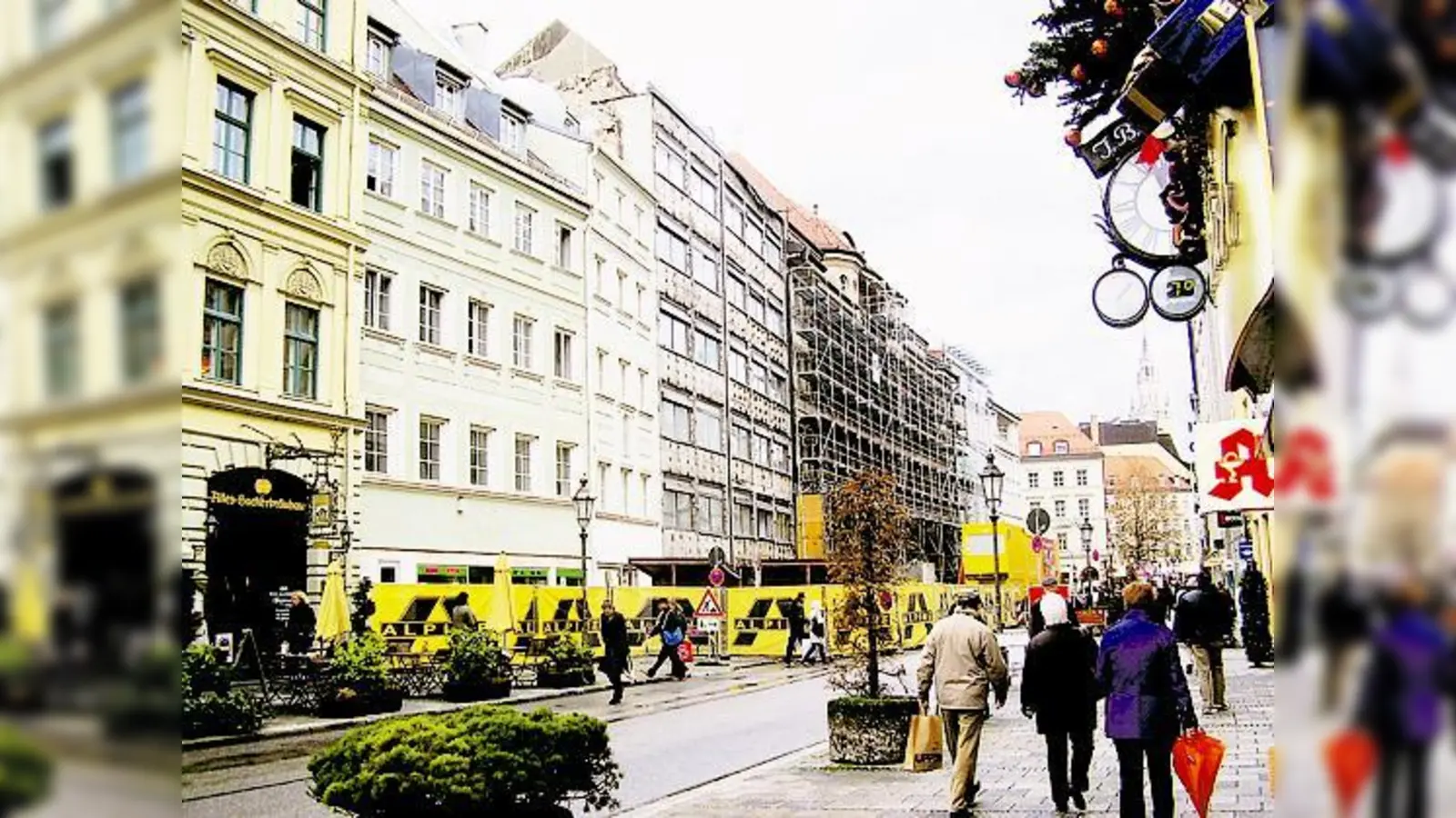Scheinbar nach Stillstand sieht die Baustelle an der Hofstatt aus.	 (Foto: Archiv)