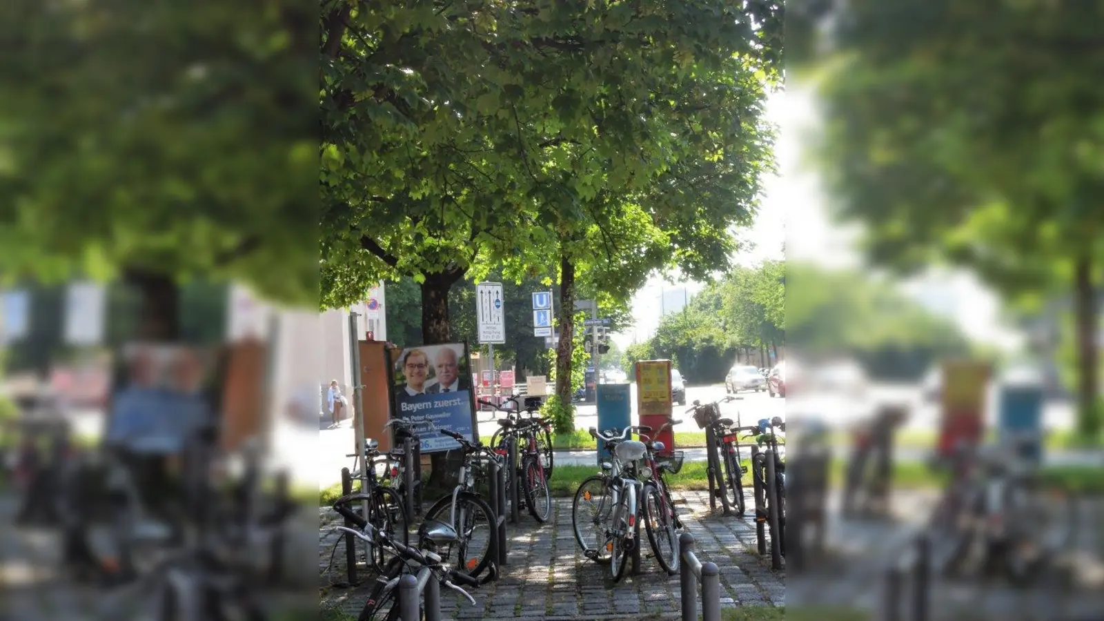 Der Bezirksausschuss Laim setzt sich für die Realisierung eines neuen Fahrradabstell-Konzepts am Laimer Platz ein. (Foto: kö)