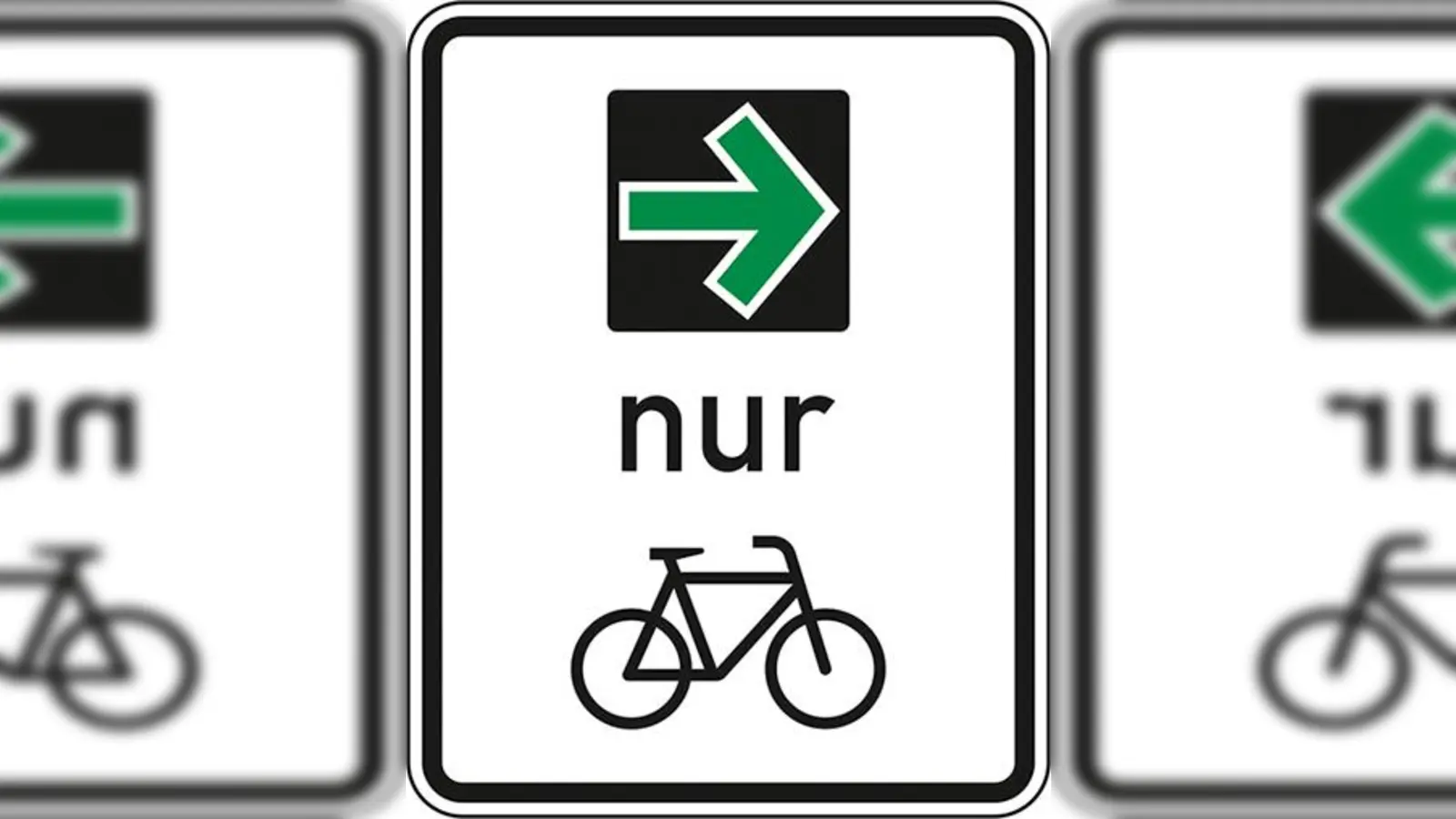 In den Städten Bamberg, Darmstadt, Düsseldorf, Köln, Leipzig, München, Münster, Reutlingen und Stuttgart werden deshalb an ausgewählten Knotenpunkten für die Dauer des Pilotversuchs entsprechende Verkehrszeichen angebracht. (Foto: Bundesanstalt für Straßenwesen)
