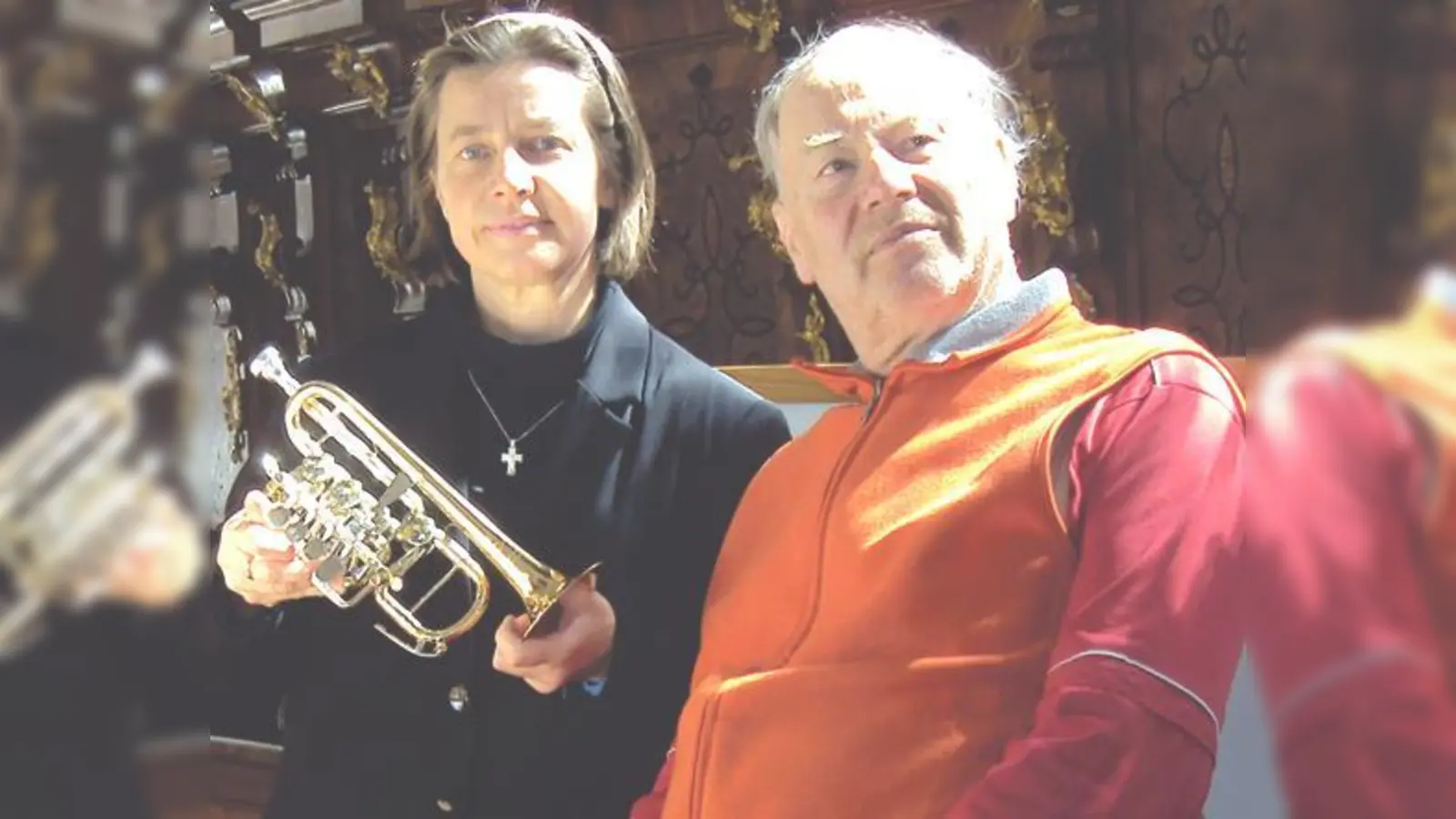 Olivia Kunert und Helmut Bauhofer treten in der  Kirche St. Johann-Baptist Egmating auf.	 (Foto: VA)