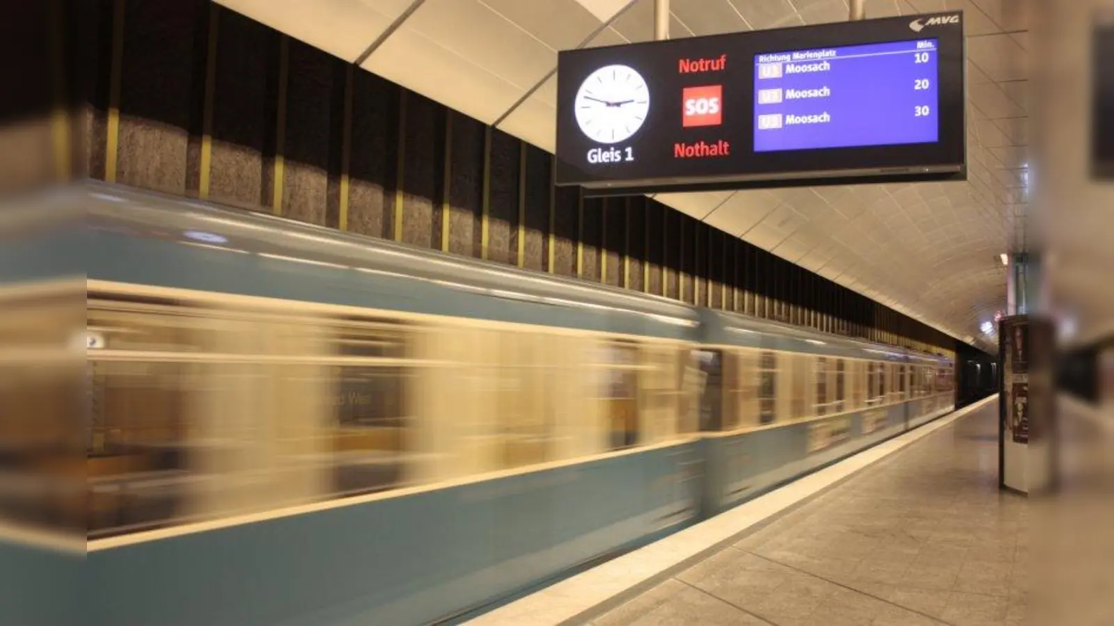 Bei der U-Bahn wird im Berufsverkehr auf die Verstärkerfahrten der U-Bahnlinien U3 (Fürstenried West – Olympiazentrum) und U4 (Theresienwiese – Arabellapark) verzichtet. (Foto: job)