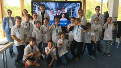 Schulkinder der Grundschule am Pilsensee entdecken die Welt der Technik. (Foto: TQ-Group)