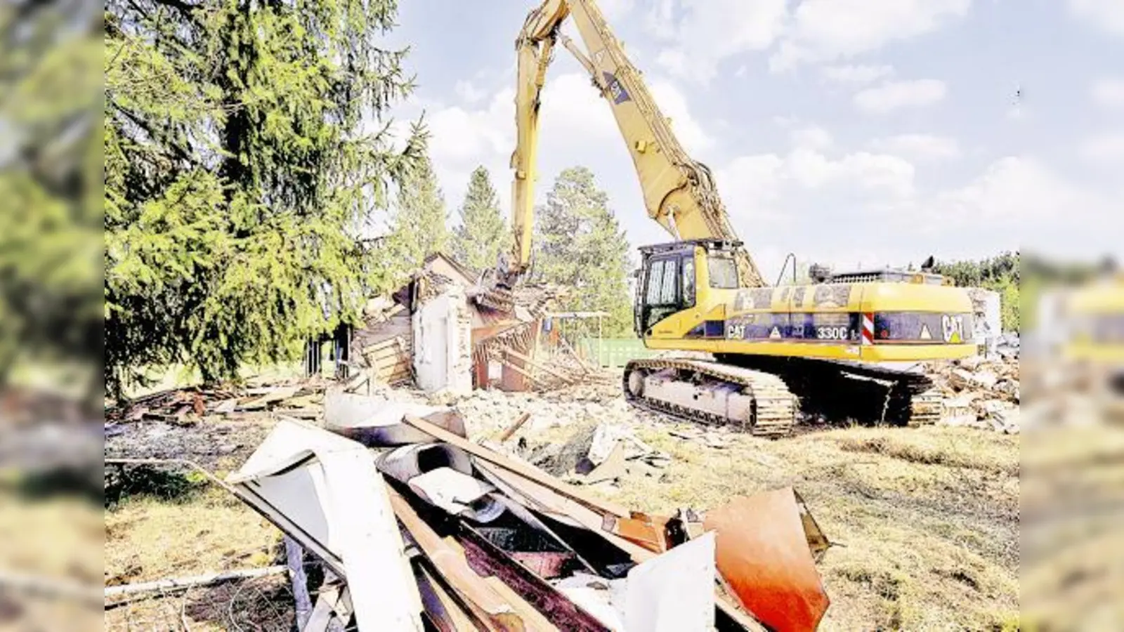 Der Jagdhof ist Geschichte  auf dem Areal soll nun eine Art »Ökokonto« entstehen, dass Firmen als Ausgleichsfläche kaufen können. (Foto: Schunk)