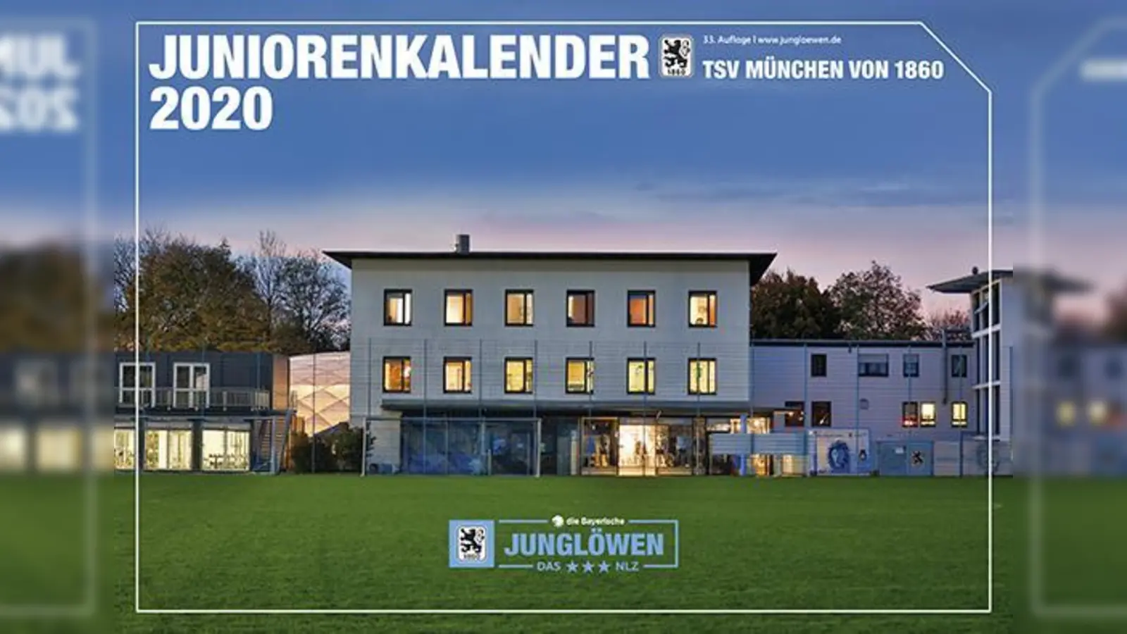 33. Ausgabe: Junioren-Kalender 2020 des TSV 1860 München.  (Foto: TSV 1860)