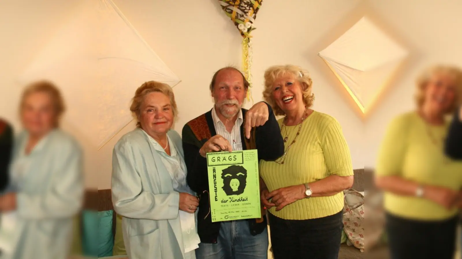 Die GRÄGS haben ein Spitzenprogramm zu ihrem Jubiläum zusammengestellt. Eva Willi, Johannes Glötzner und Inge Rassaerts (v.l.) präsentierten es. (Foto: US)