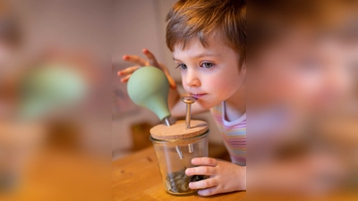 Das Kindermuseum lädt auf die Landesgartenschau nach Kirchheim ein: bis zum 25. August dreht sich dort bei „Riech dich schlau” alles um die Nase. (Foto: Kindermuseum)
